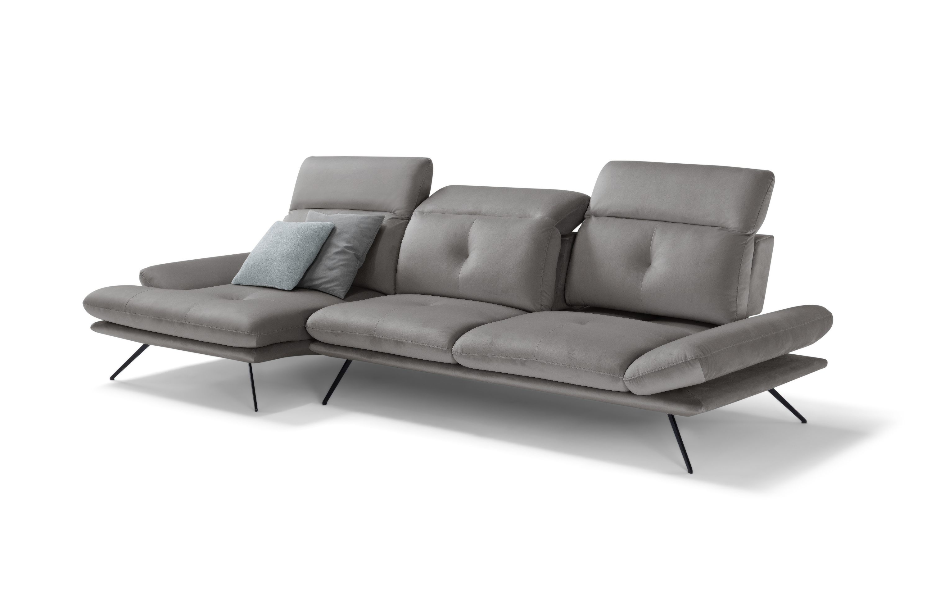 Divano Chaise Longue Miranda – Komodo | Tessuto Viky, Made in Italy - Collezione 2026