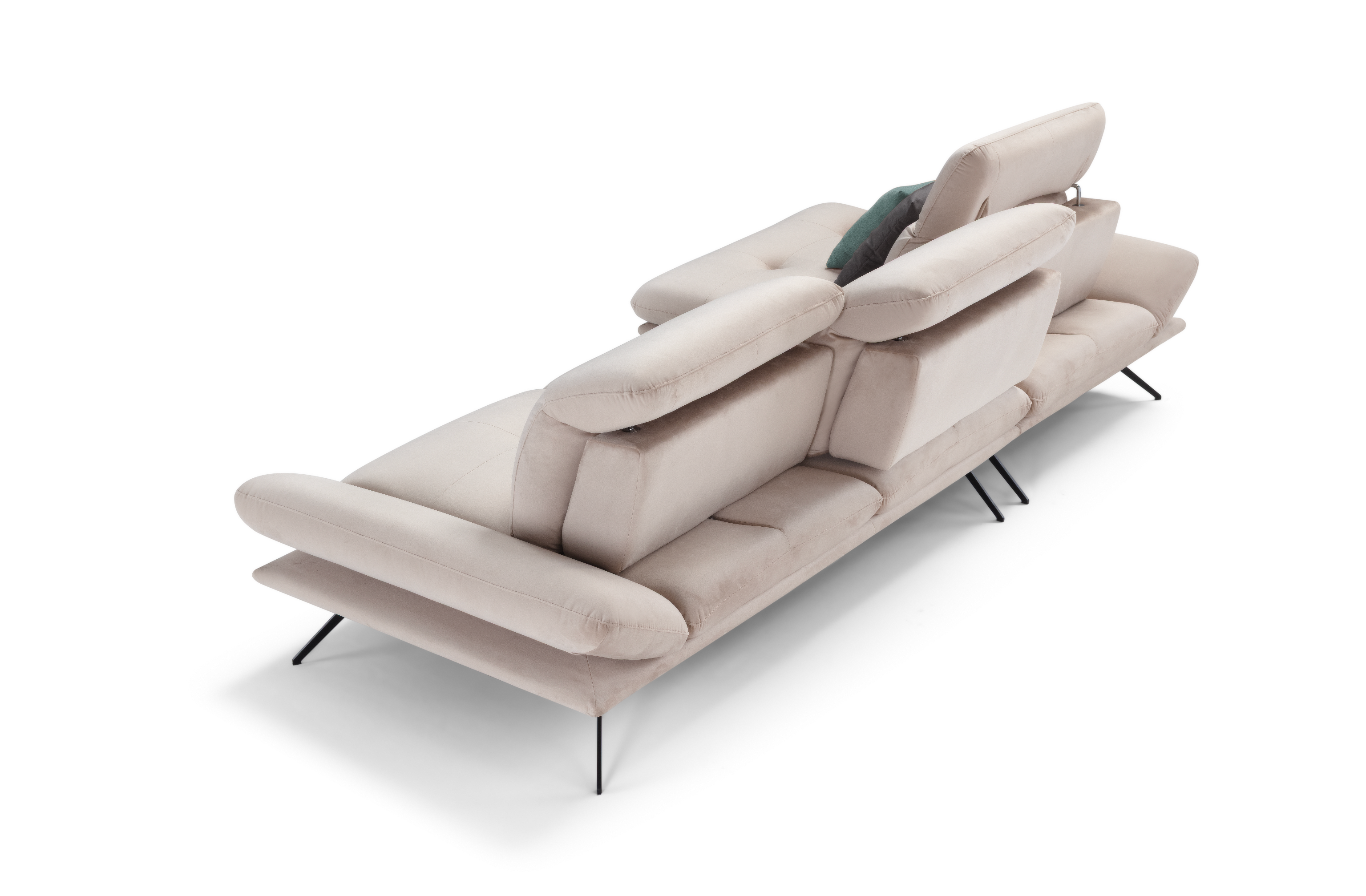 Divano Chaise Longue Miranda – Komodo | Tessuto Viky, Made in Italy - Collezione 2026