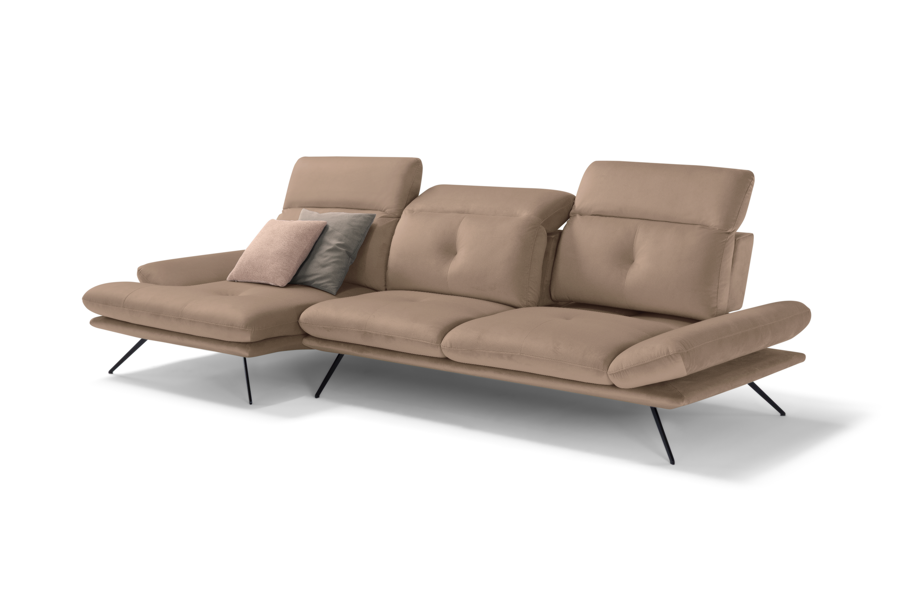 Divano Chaise Longue Miranda – Komodo | Tessuto Viky, Made in Italy - Collezione 2026