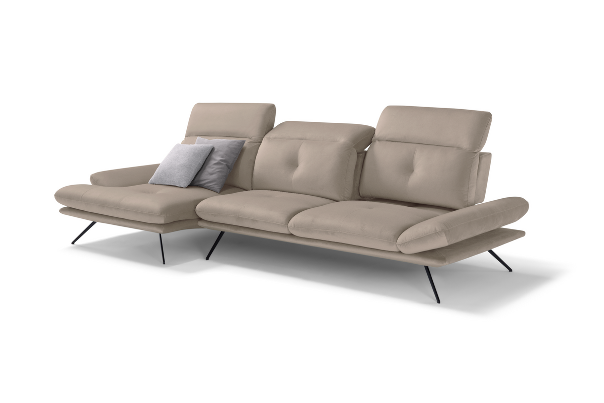 Divano Chaise Longue Miranda – Komodo | Tessuto Viky, Made in Italy - Collezione 2026
