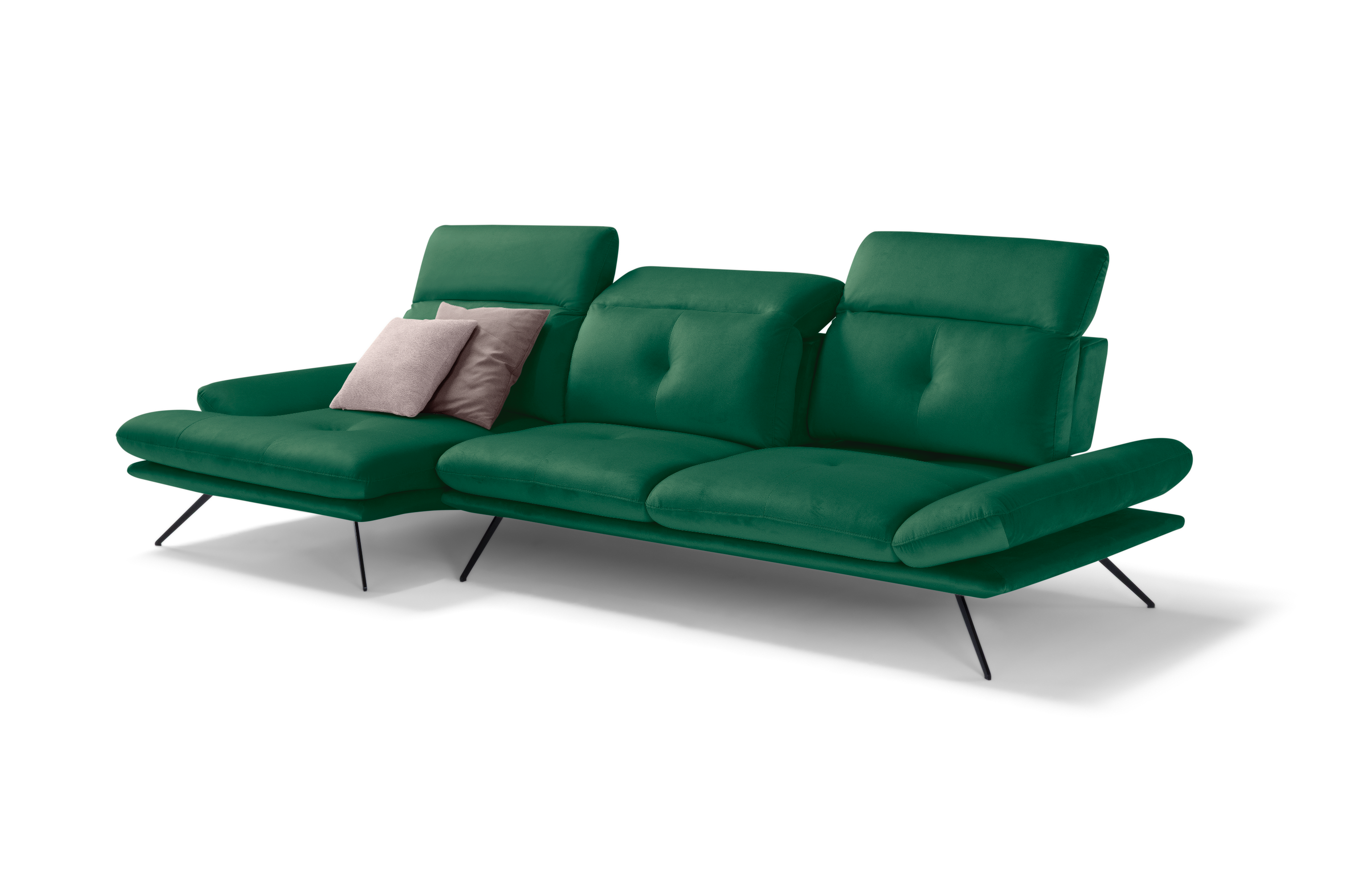 Divano Chaise Longue Miranda – Komodo | Tessuto Viky, Made in Italy - Collezione 2026