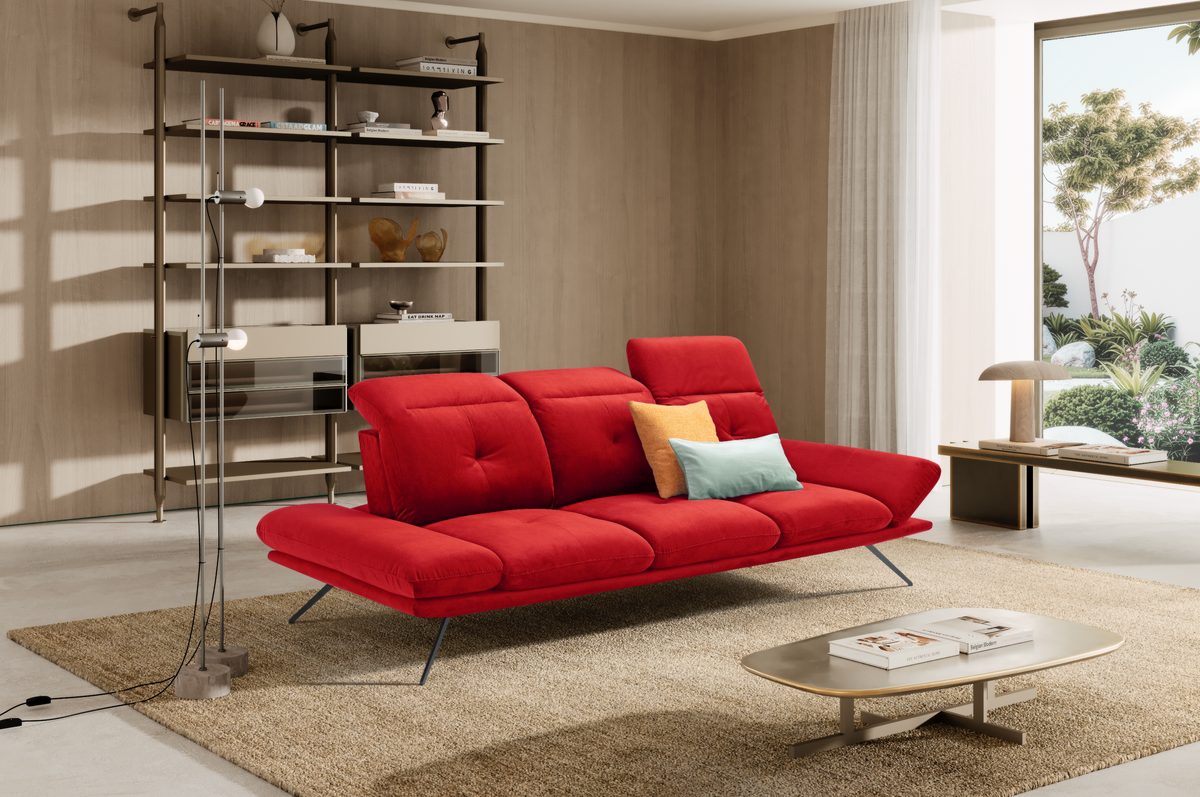 Divano 3 Posti Miranda – Komodo | Tessuto Viky, Made in Italy - Collezione 2026