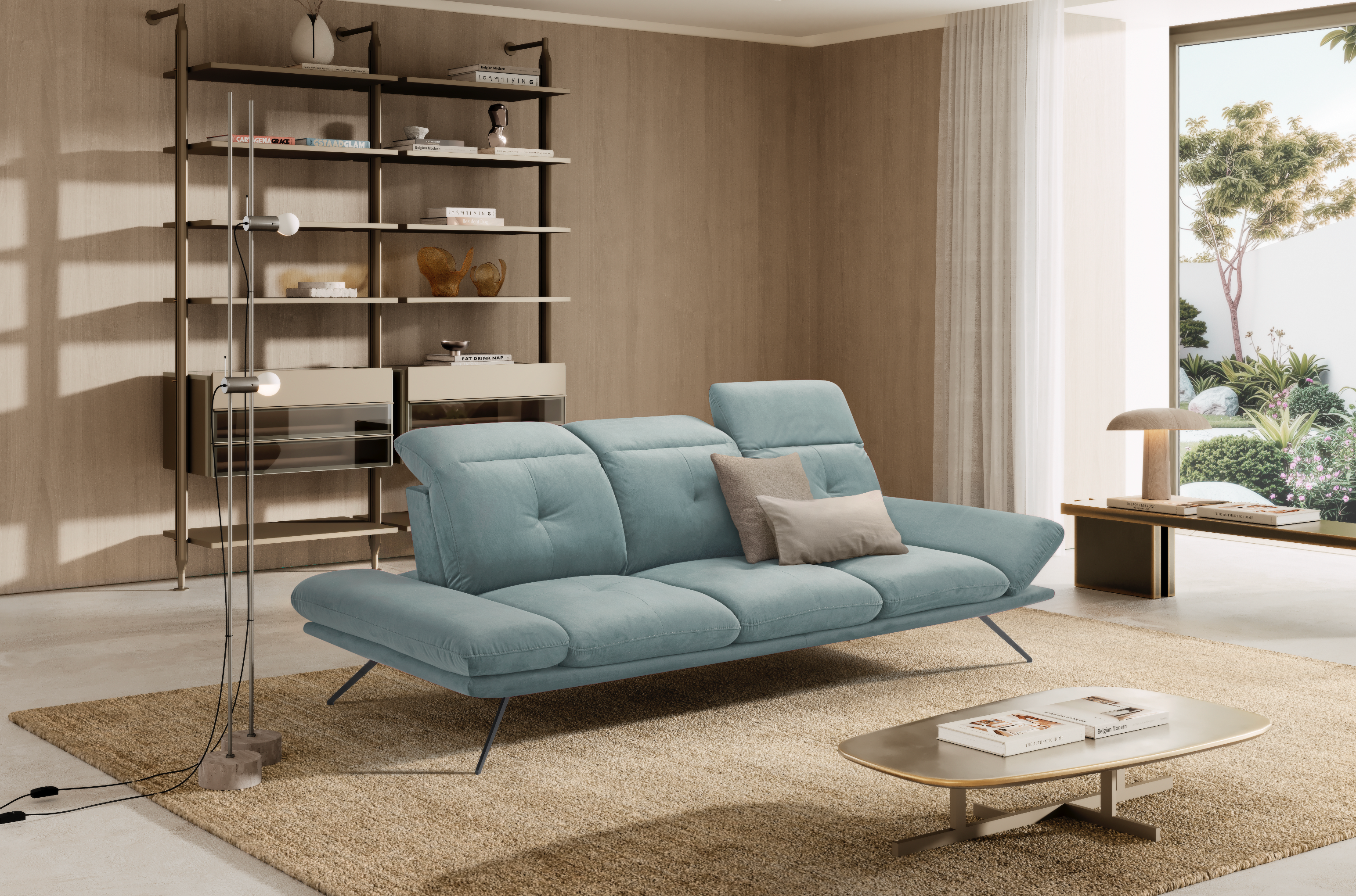 Divano 3 Posti Miranda – Komodo | Tessuto Viky, Made in Italy - Collezione 2026