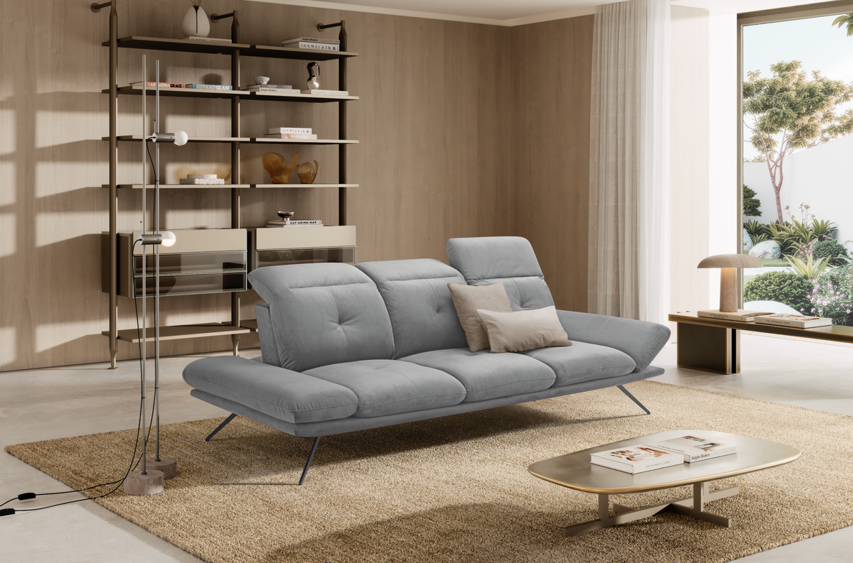 Divano 3 Posti Miranda – Komodo | Tessuto Viky, Made in Italy - Collezione 2026