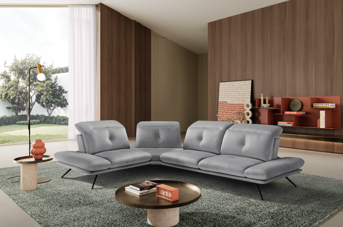 Divano Angolare Miranda – Komodo | Tessuto Viky, Made in Italy - Collezione 2026