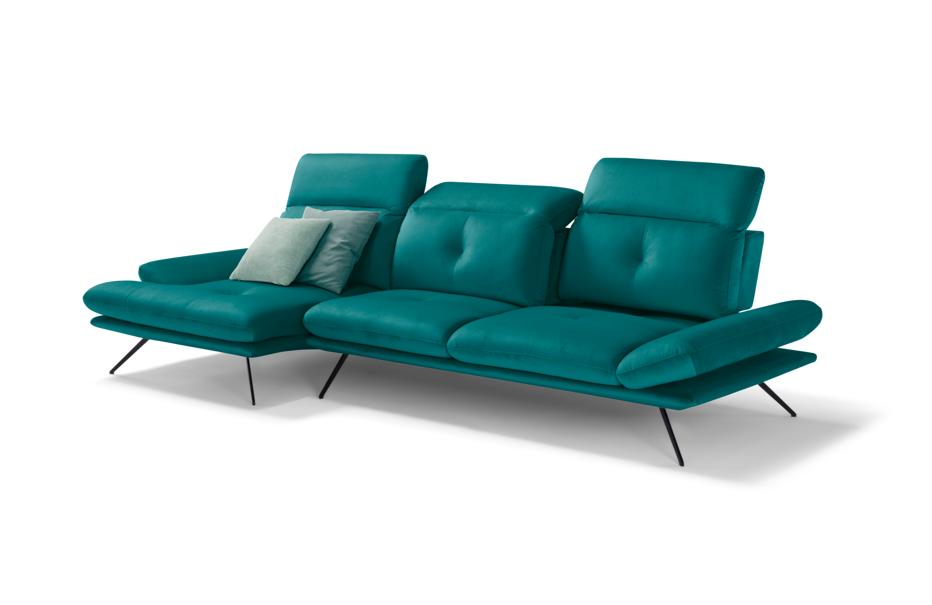 Divano Chaise Longue Miranda – Komodo | Tessuto Viky, Made in Italy - Collezione 2026