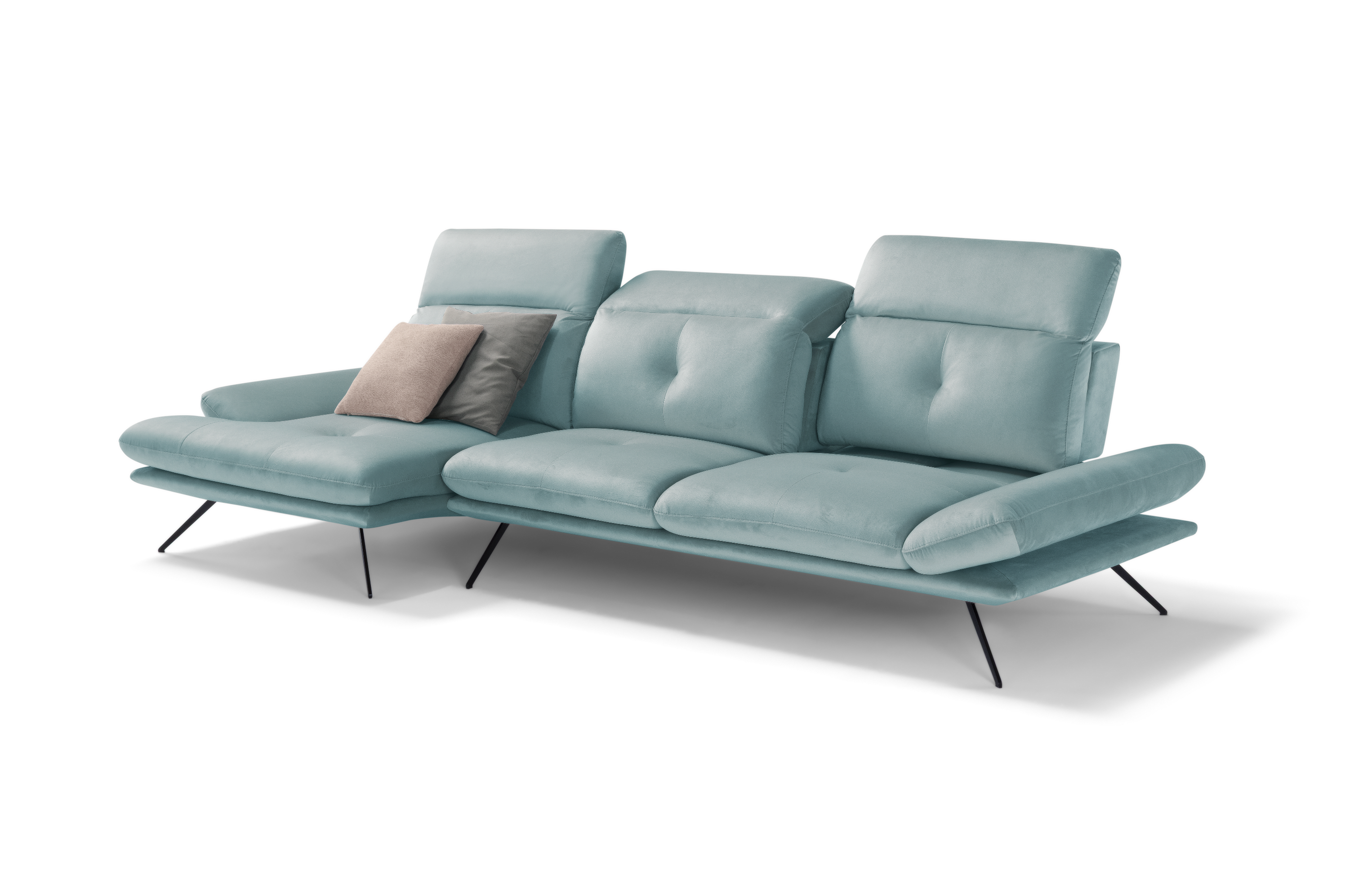 Divano Chaise Longue Miranda – Komodo | Tessuto Viky, Made in Italy - Collezione 2026