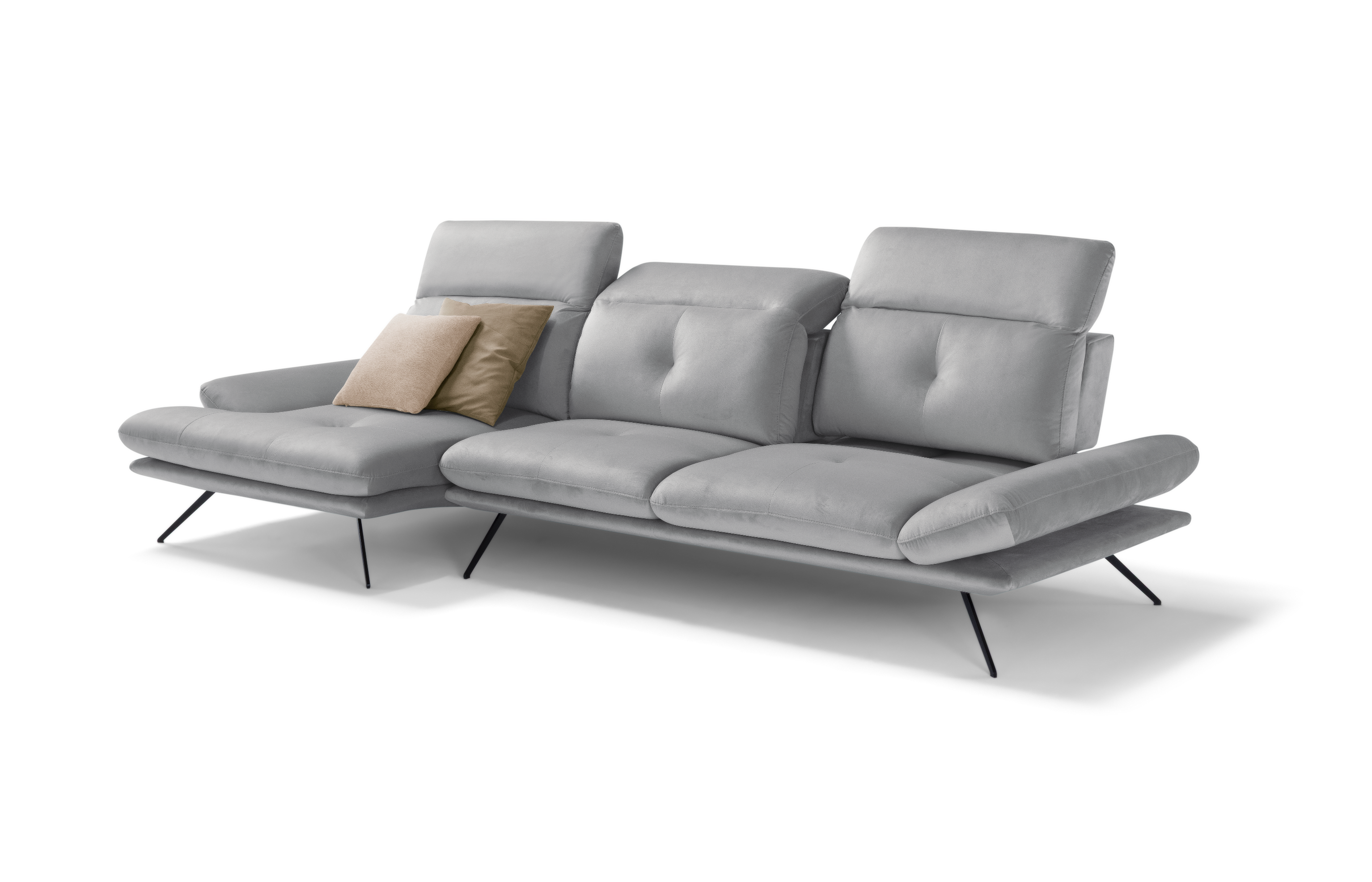 Divano Chaise Longue Miranda – Komodo | Tessuto Viky, Made in Italy - Collezione 2026