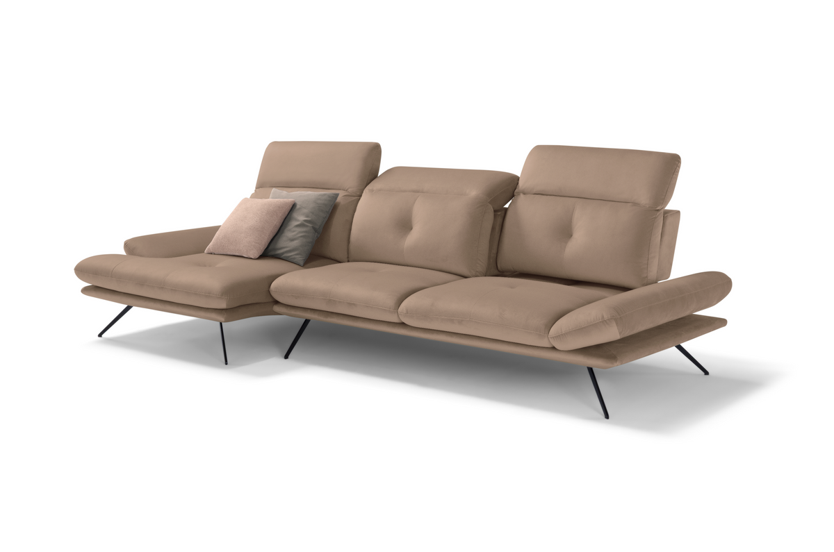 Divano Chaise Longue Miranda – Komodo | Tessuto Viky, Made in Italy - Collezione 2026