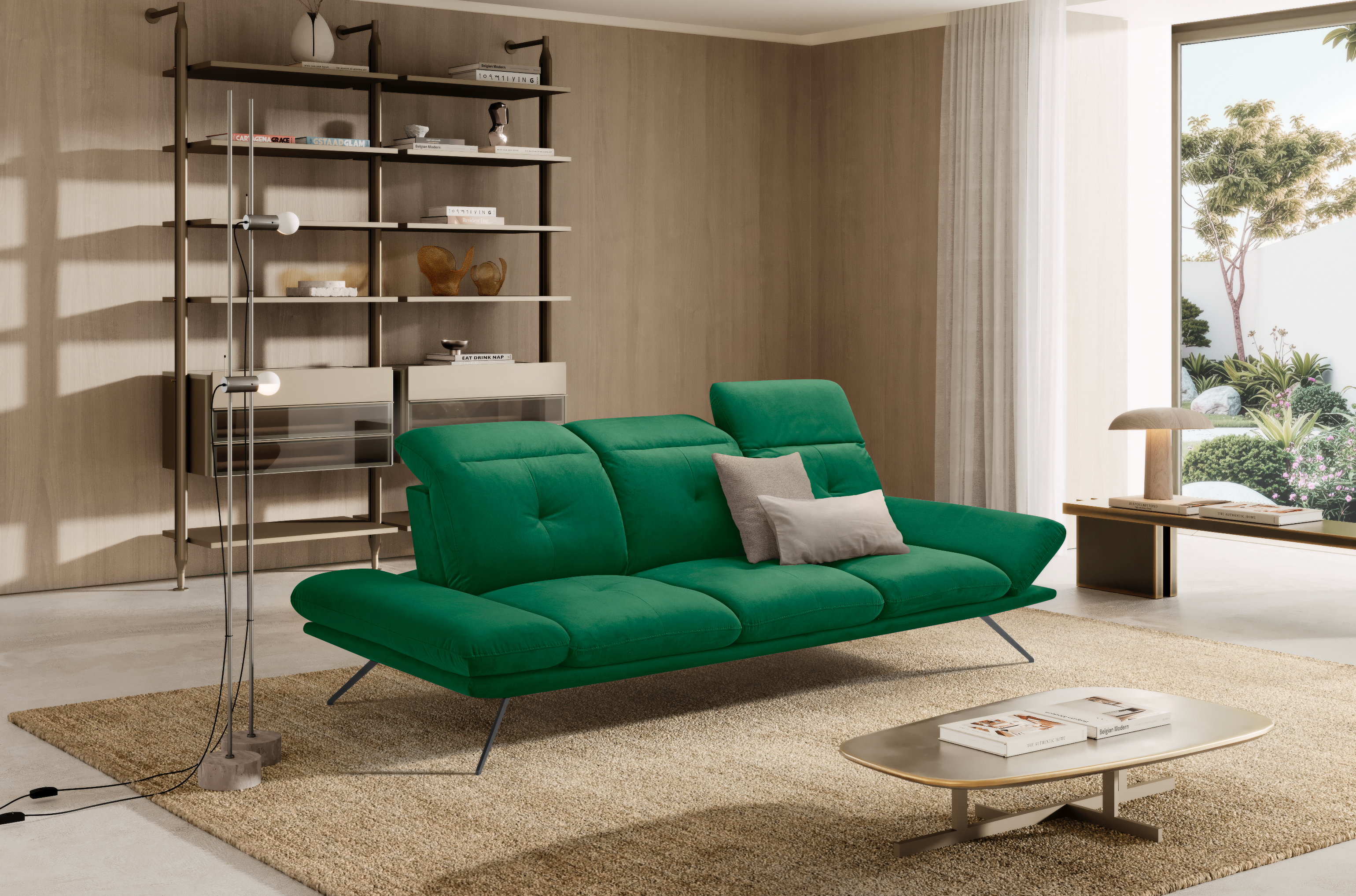 Divano 3 Posti Miranda – Komodo | Tessuto Viky, Made in Italy - Collezione 2026