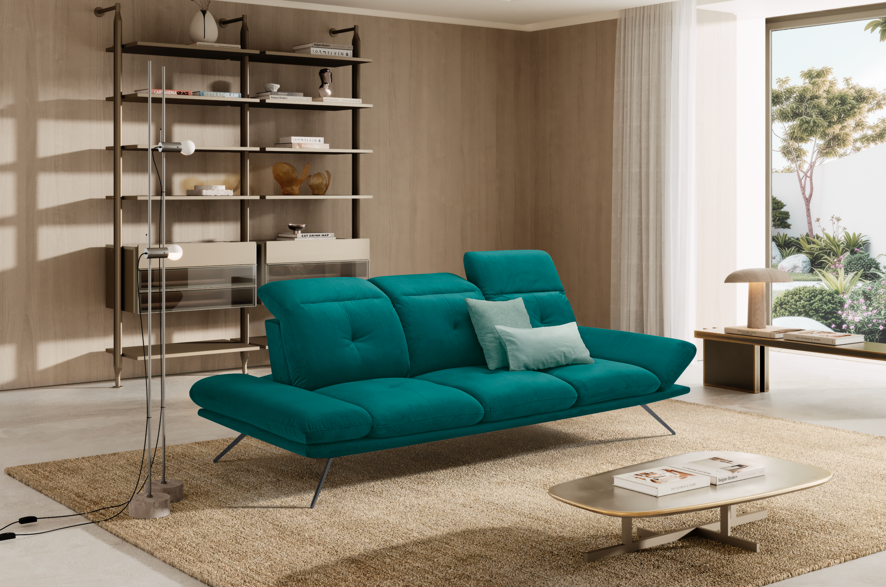 Divano 3 Posti Miranda – Komodo | Tessuto Viky, Made in Italy - Collezione 2026