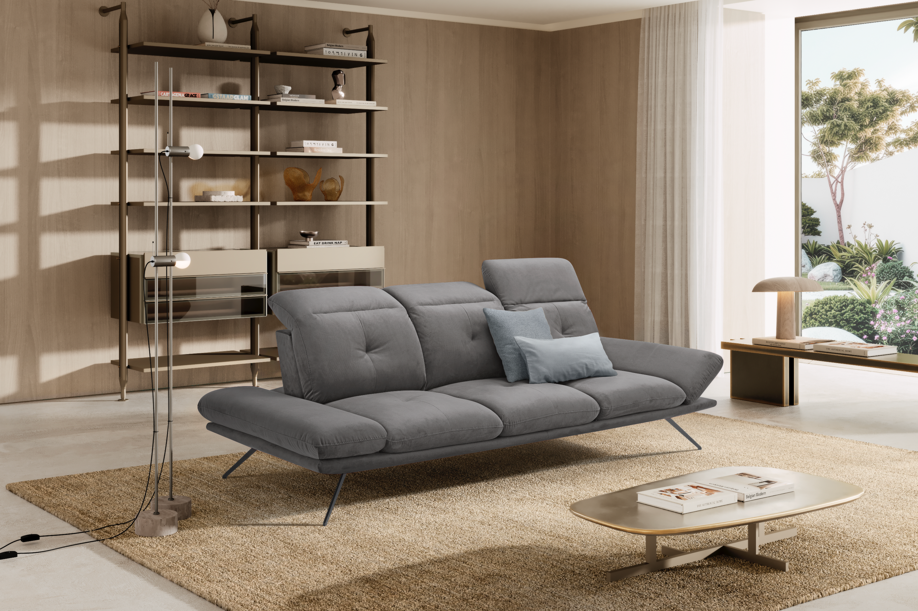 Divano 3 Posti Miranda – Komodo | Tessuto Viky, Made in Italy - Collezione 2026