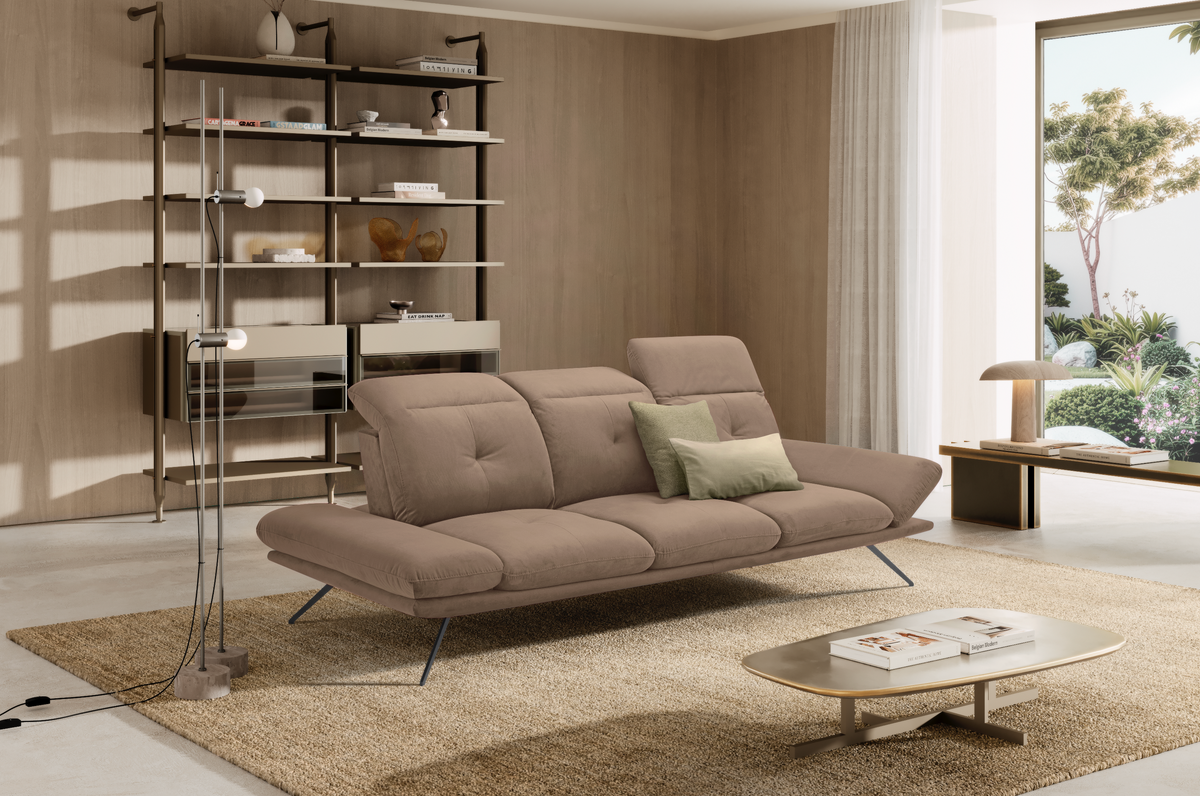 Divano 3 Posti Miranda – Komodo | Tessuto Viky, Made in Italy - Collezione 2026