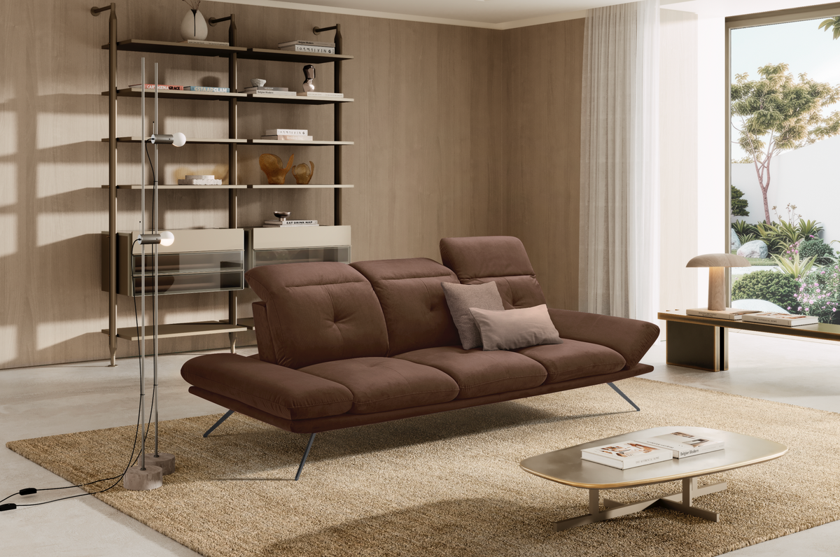 Divano 3 Posti Miranda – Komodo | Tessuto Viky, Made in Italy - Collezione 2026