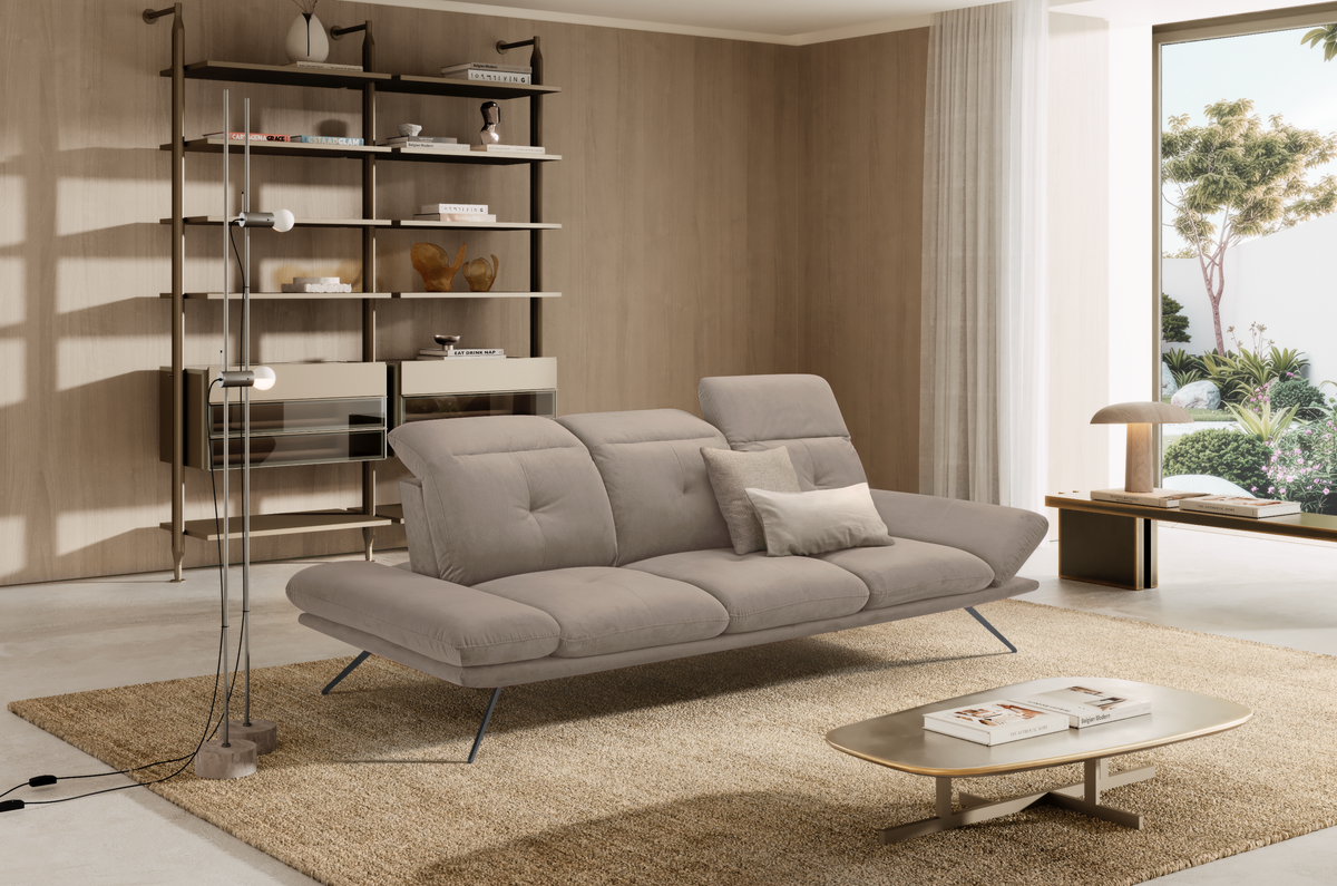 Divano 3 Posti Miranda – Komodo | Tessuto Viky, Made in Italy - Collezione 2026